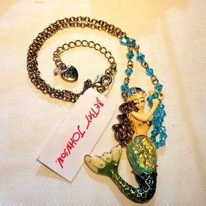 Betsey Johnson Mermaid necklace